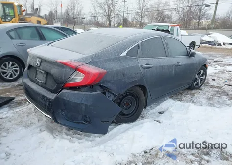 2020 Honda Civic Lx z USA, uszkodzony, nr VIN 2HGFC2F65LH579710